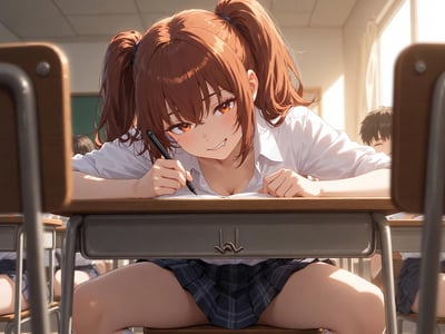 毒舌青梅同桌上课老是撸我鸡巴