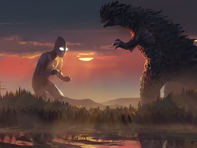 奥特曼与怪兽的使者