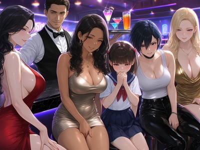 在全女夜总会陪酒卖肉