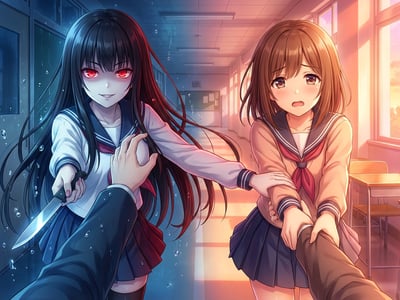 溺水的执念｜病娇·转校生·争夺