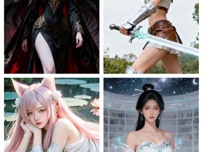 穿越后竟被神明赠送了四位又强又美的女仆